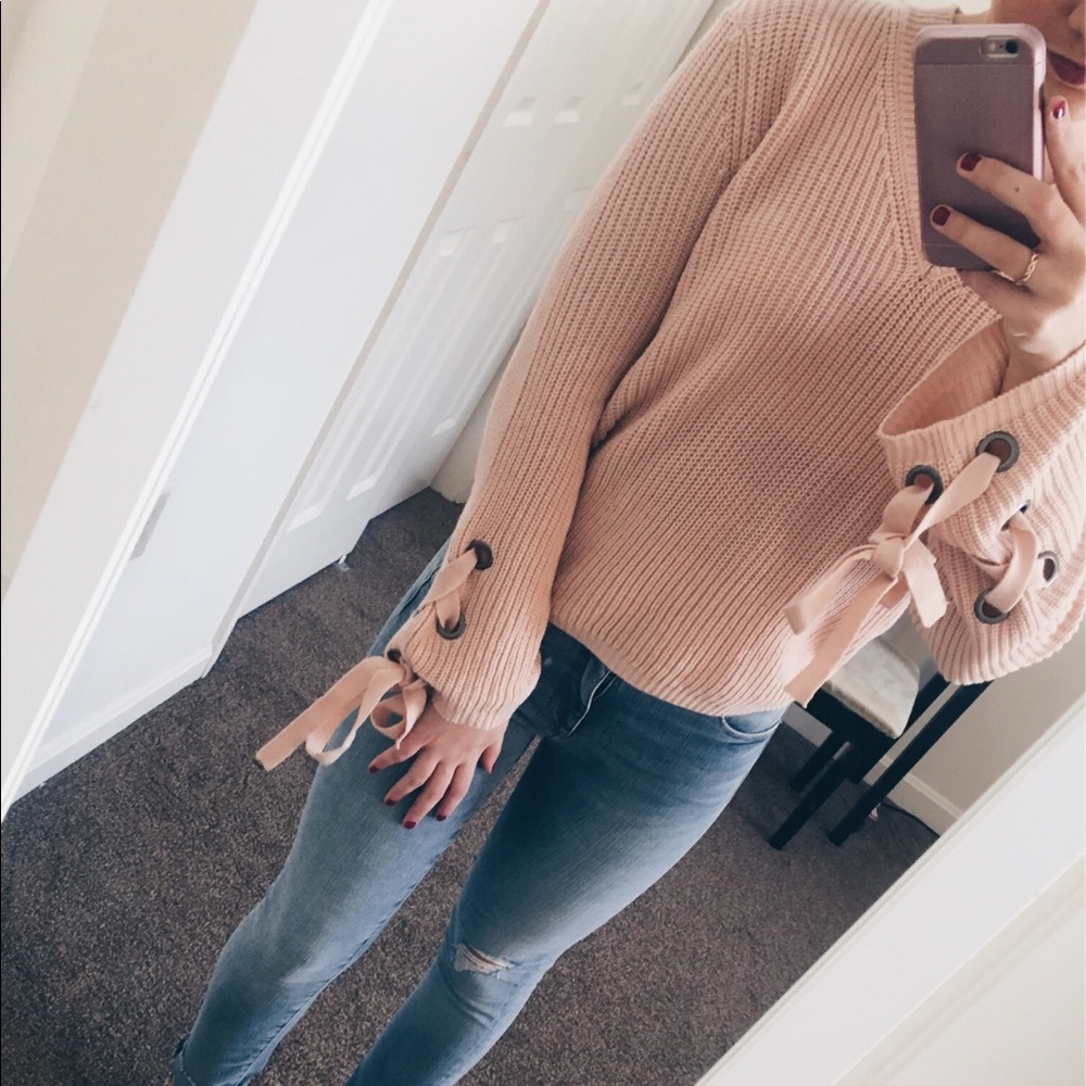 Blush sweater